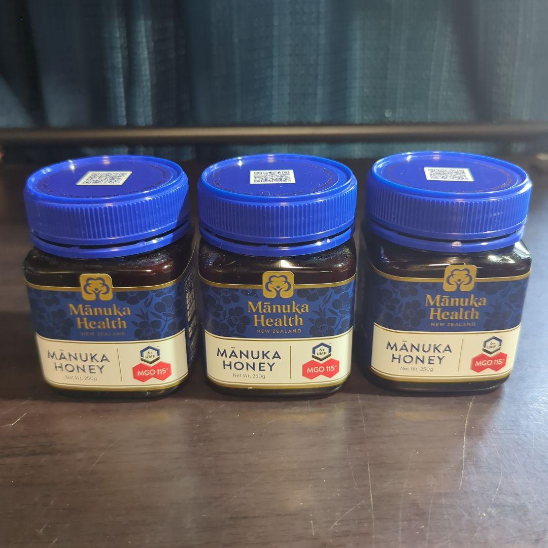 もこもこ　3個セット 新品 正規品 マヌカハニー MGO115+ 250g
