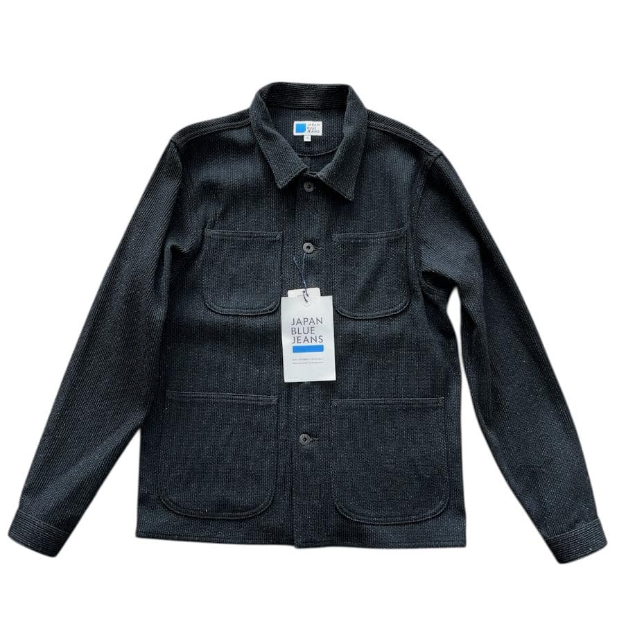 ジャパンブルージーンズ JBOT1324 ブラック刺子 カバーオール　S