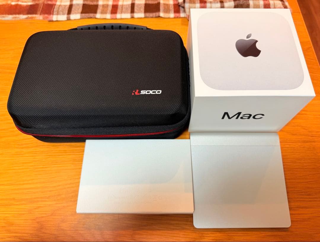 ほぼ新品。美麗Mac mini M4 RAM16/256GBキャリーセット