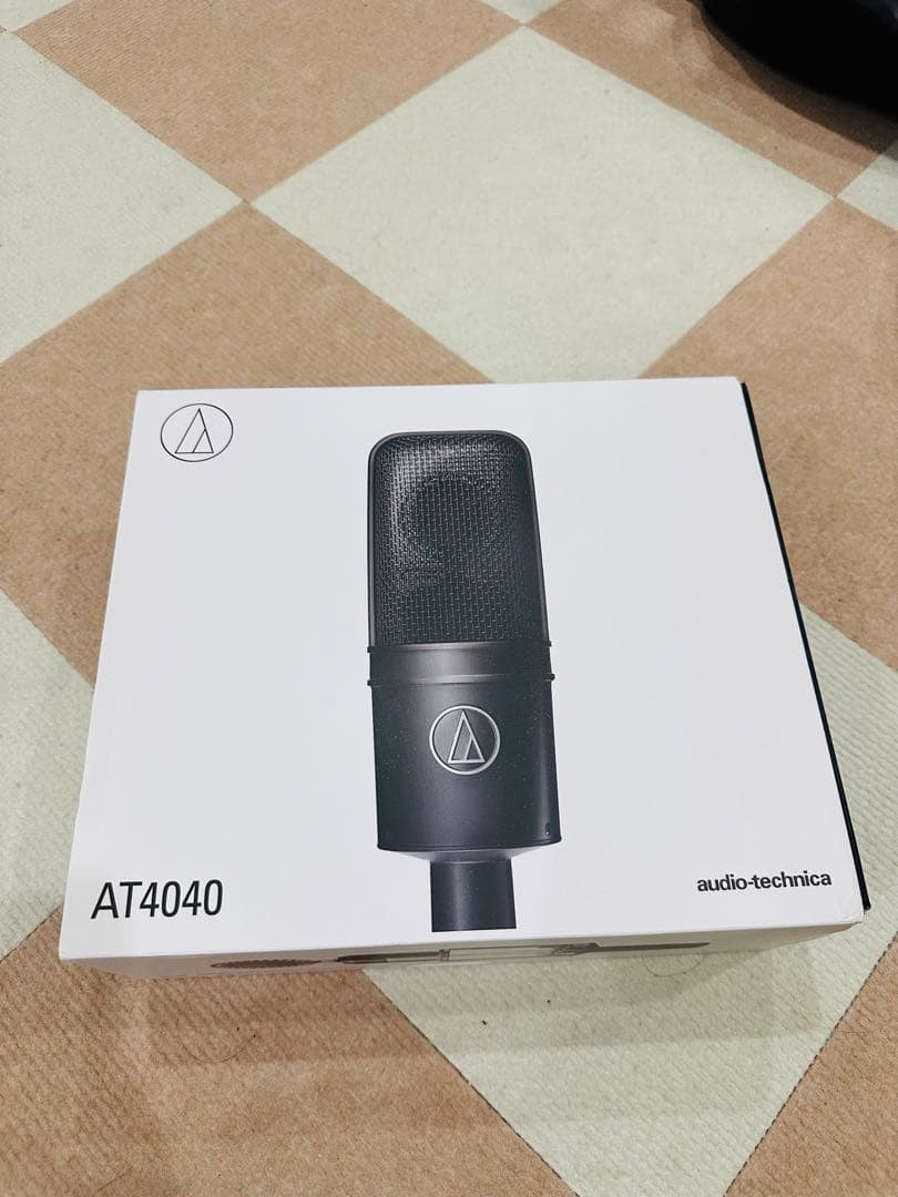 コンデンサーマイク ショックマウント付き AT4040（未使用）