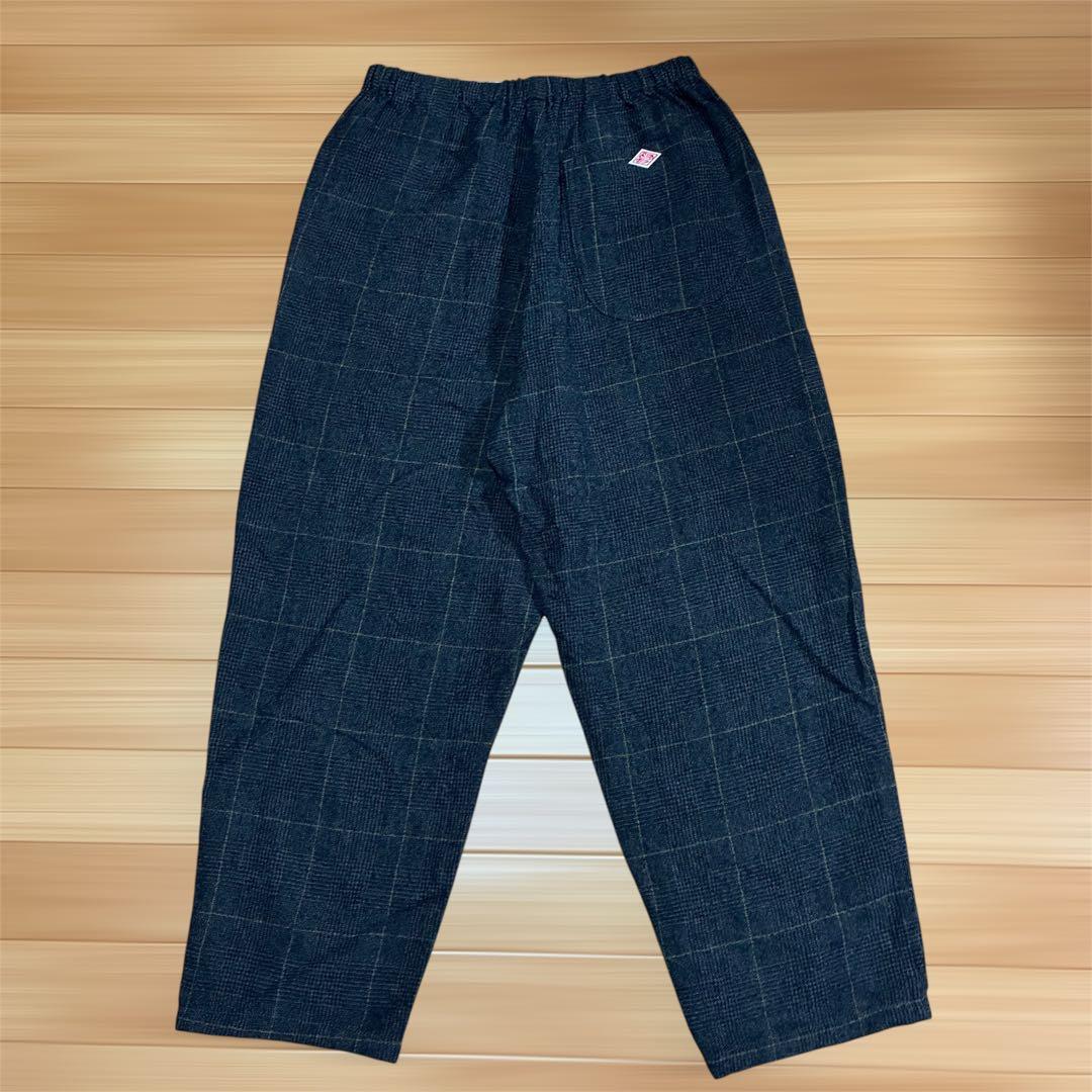 ダントン ウール イージーパンツ グレンチェック 日本製