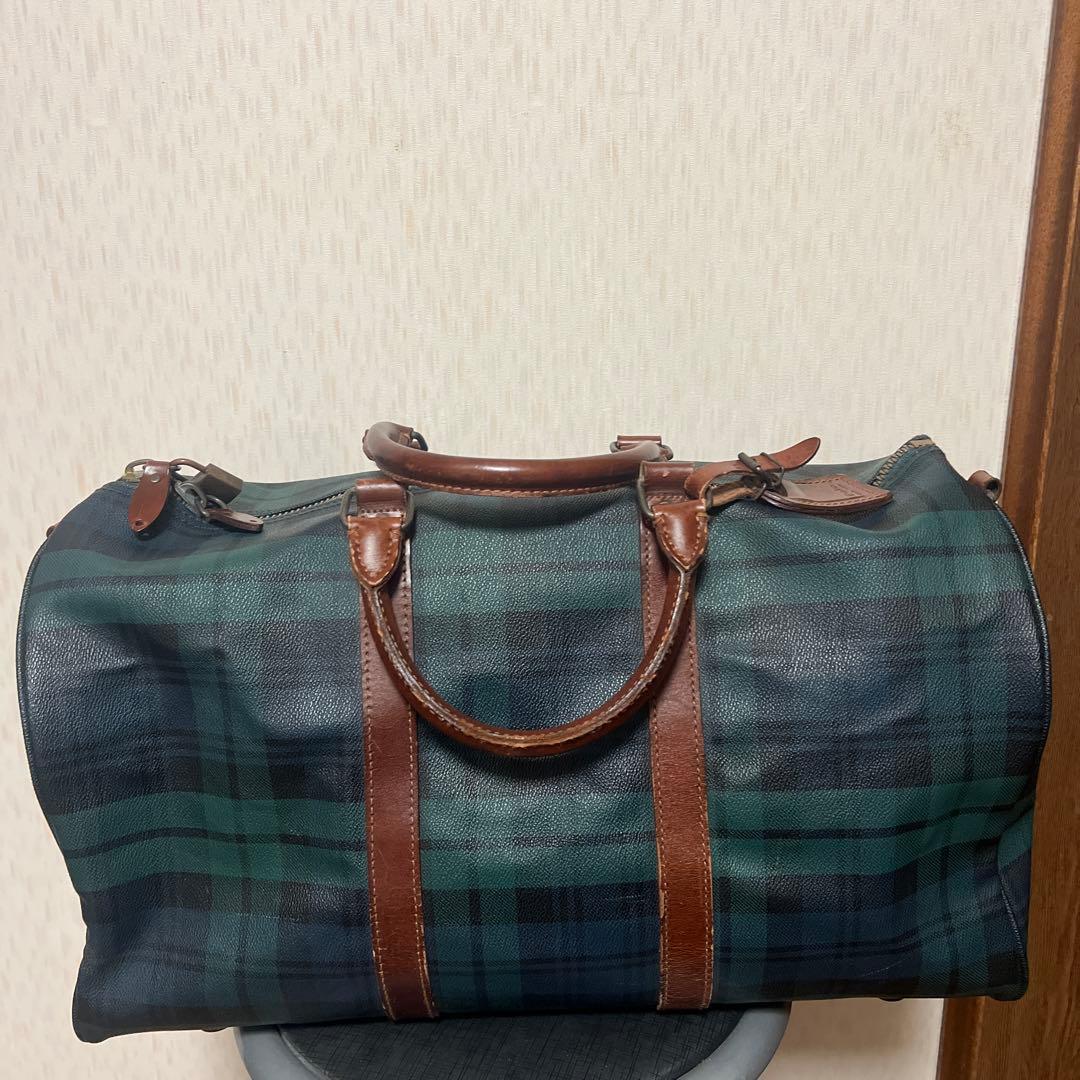 ポロラルフローレン ボストンバッグ レザー 大容量