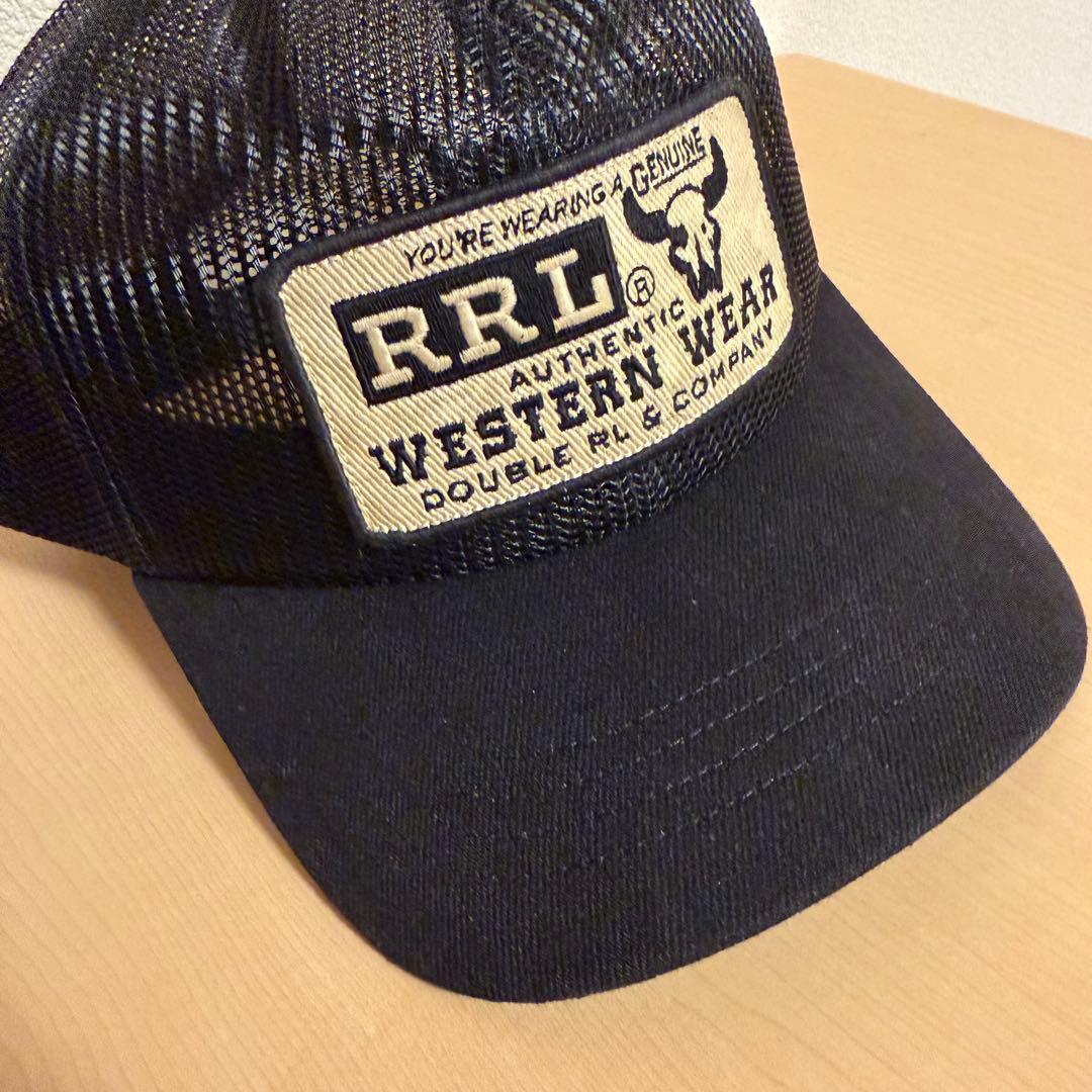 【RRL】デニムビル メッシュ トラッカー キャップ