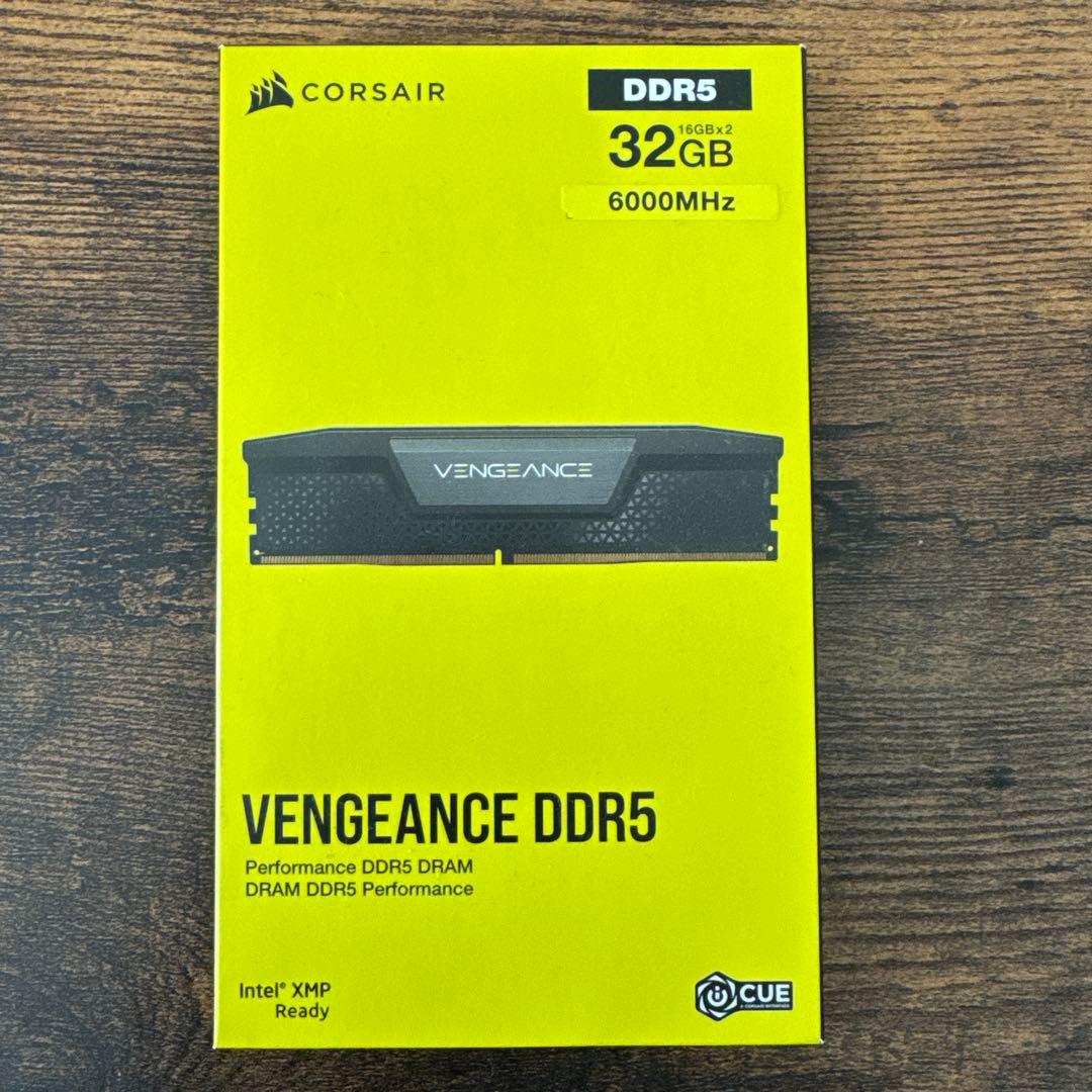 メモリー CORSAIR VENGEANCE DDR5 32GB 6000MHz