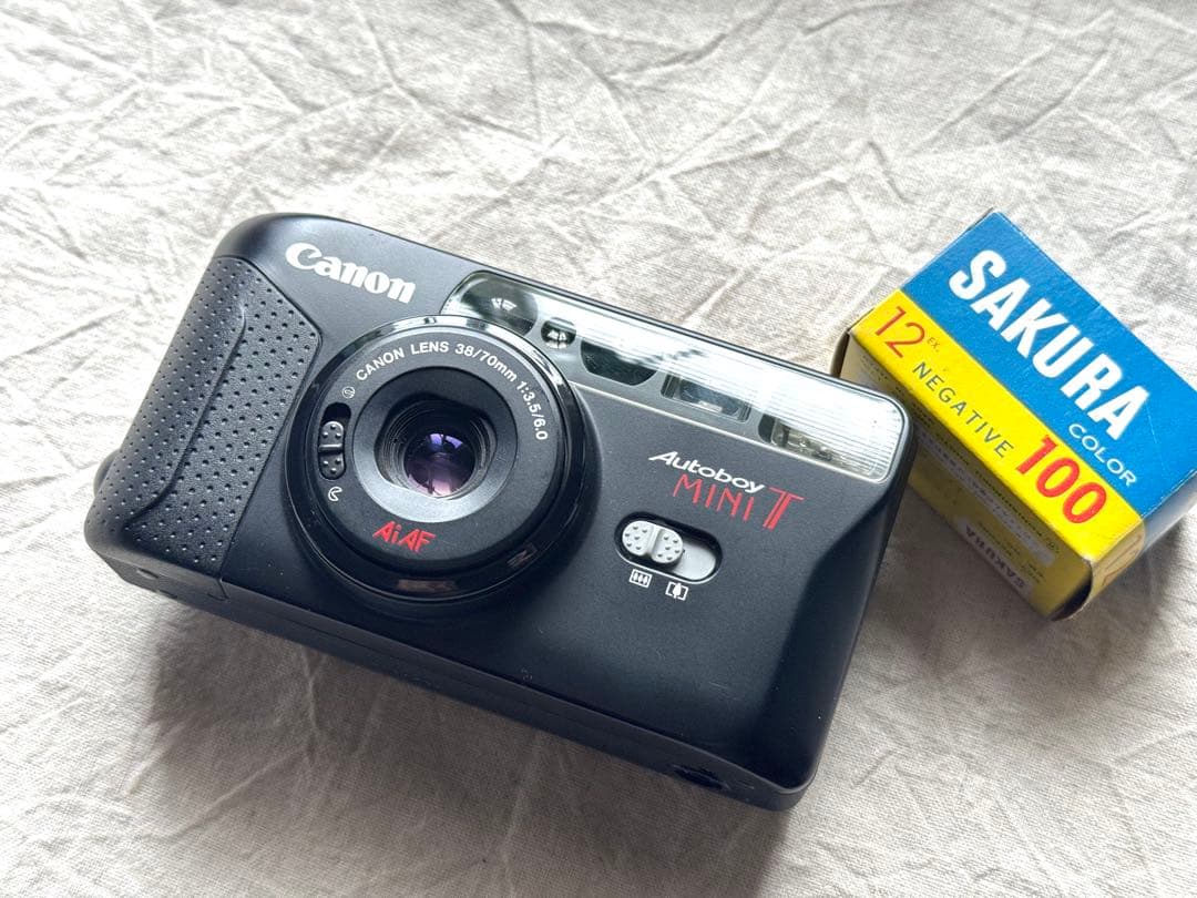 ⌘実写確認済み、電池付き！ Canon Autoboy MINI T⌘