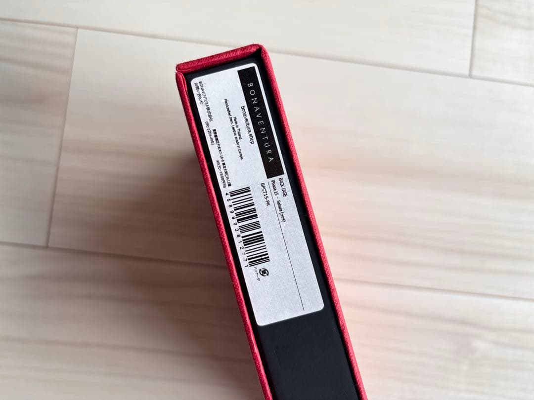 新品　ボナベンチュラ　iPhone15 サクラピンク