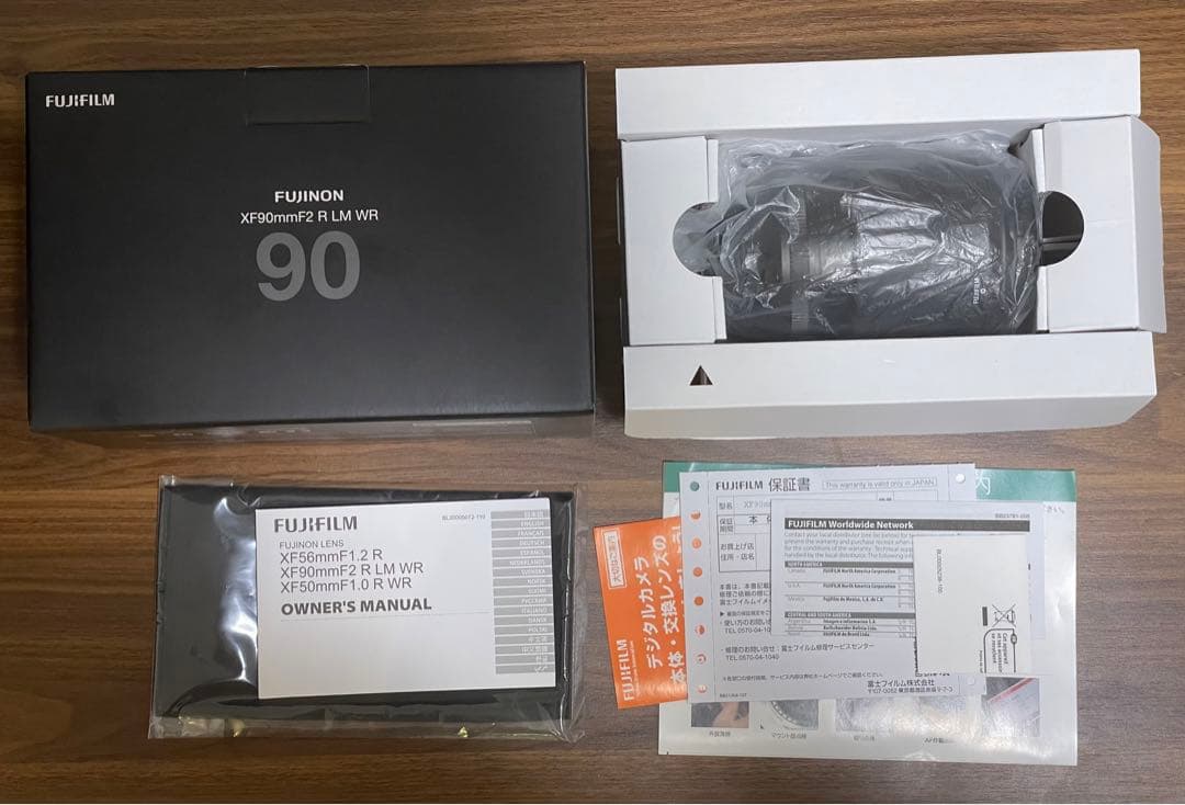 富士フイルム FUJIFILM XF90mmF2 保護フィルタ付