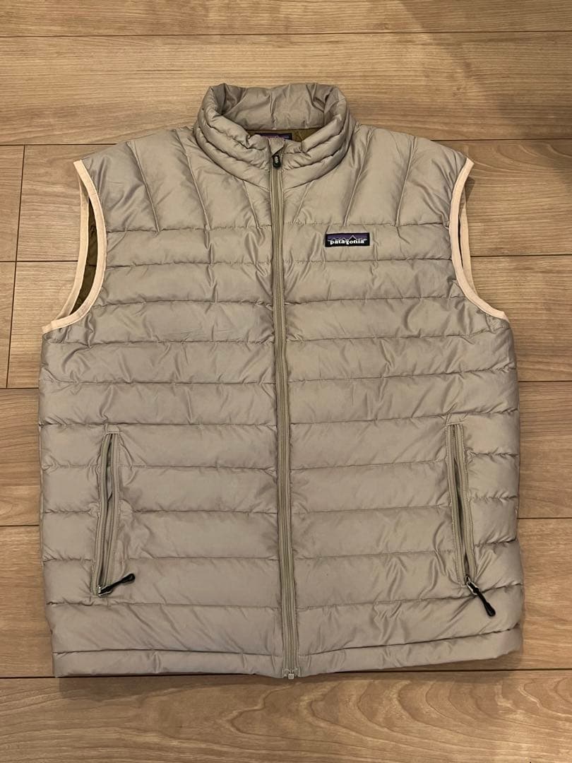patagonia down sweater vest ダウンベスト Sベージュ
