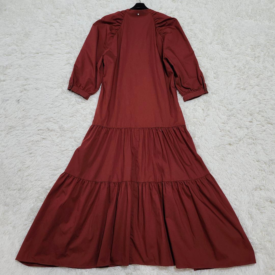 現行タグ☆ヒューゴボス　DEPERA　ティアードワンピース　ロング　ドレス