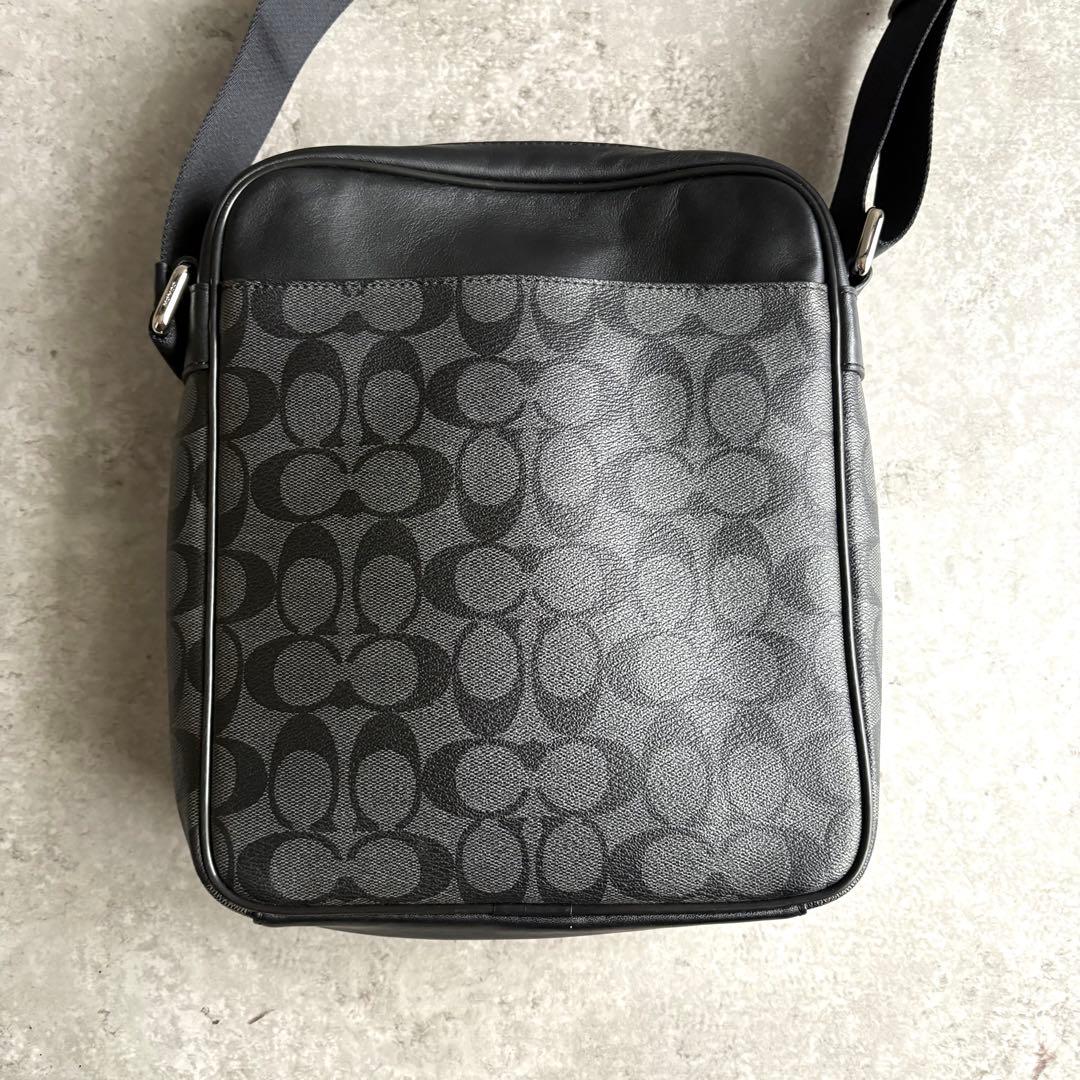 【jun様】COACH シグネチャー フライトバッグ サコッシュショルダーバッグ