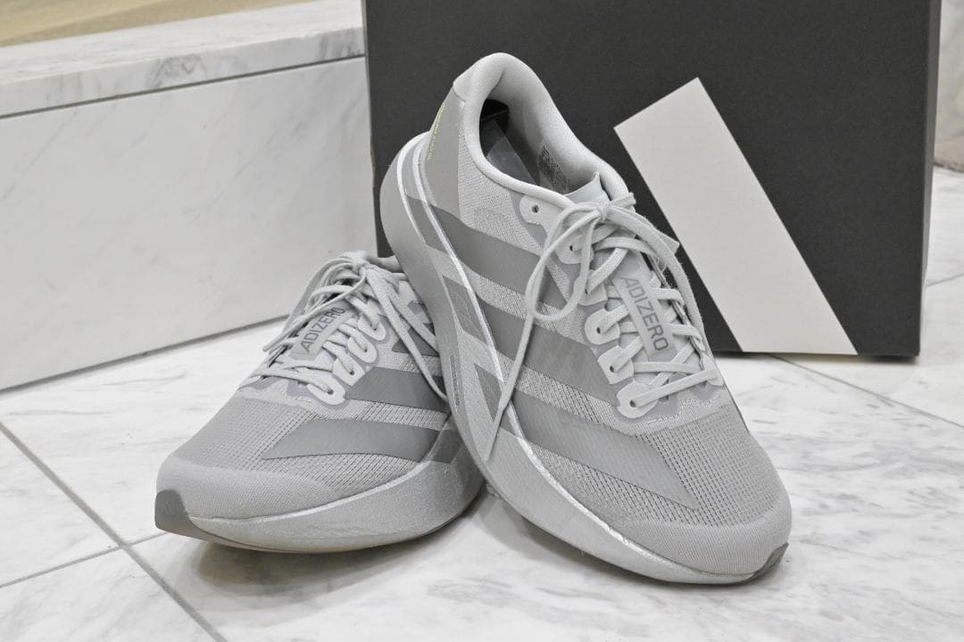 値下げ　美品　アディダス ADIZERO EVO SL 27.0cm シルバー