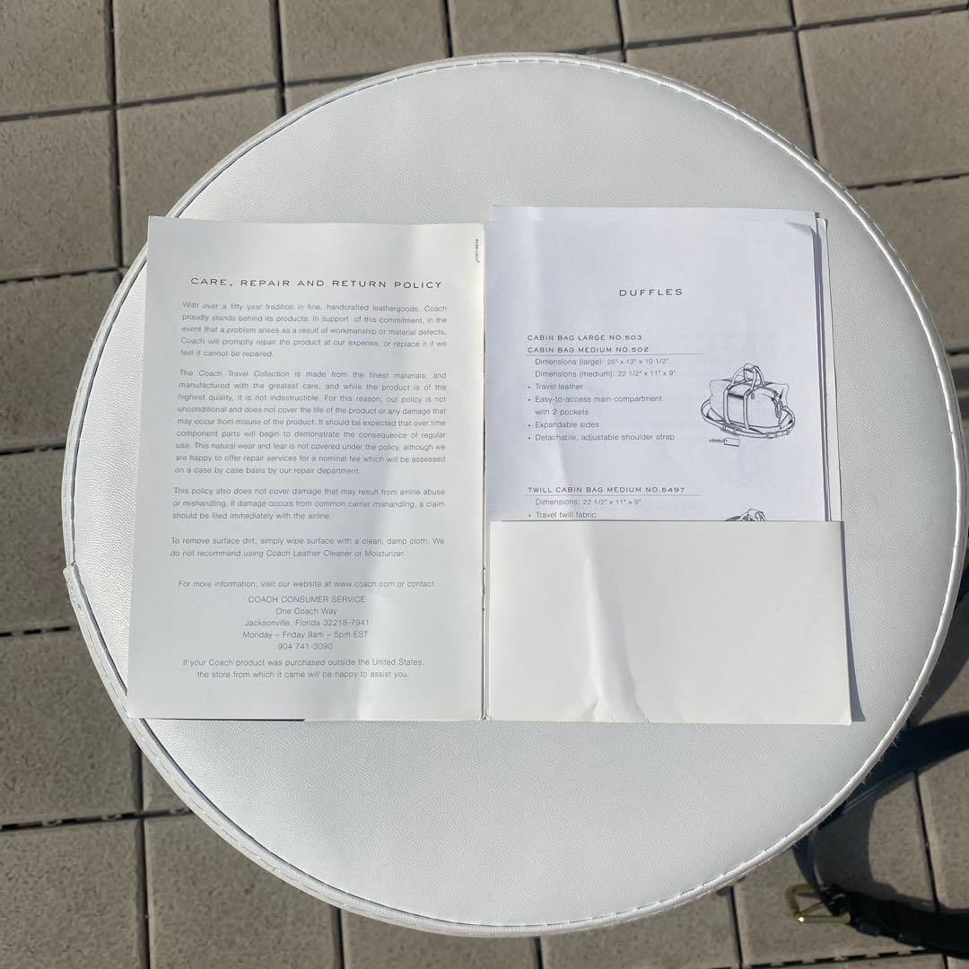 コーチ　Cabin Bag Large No 503
