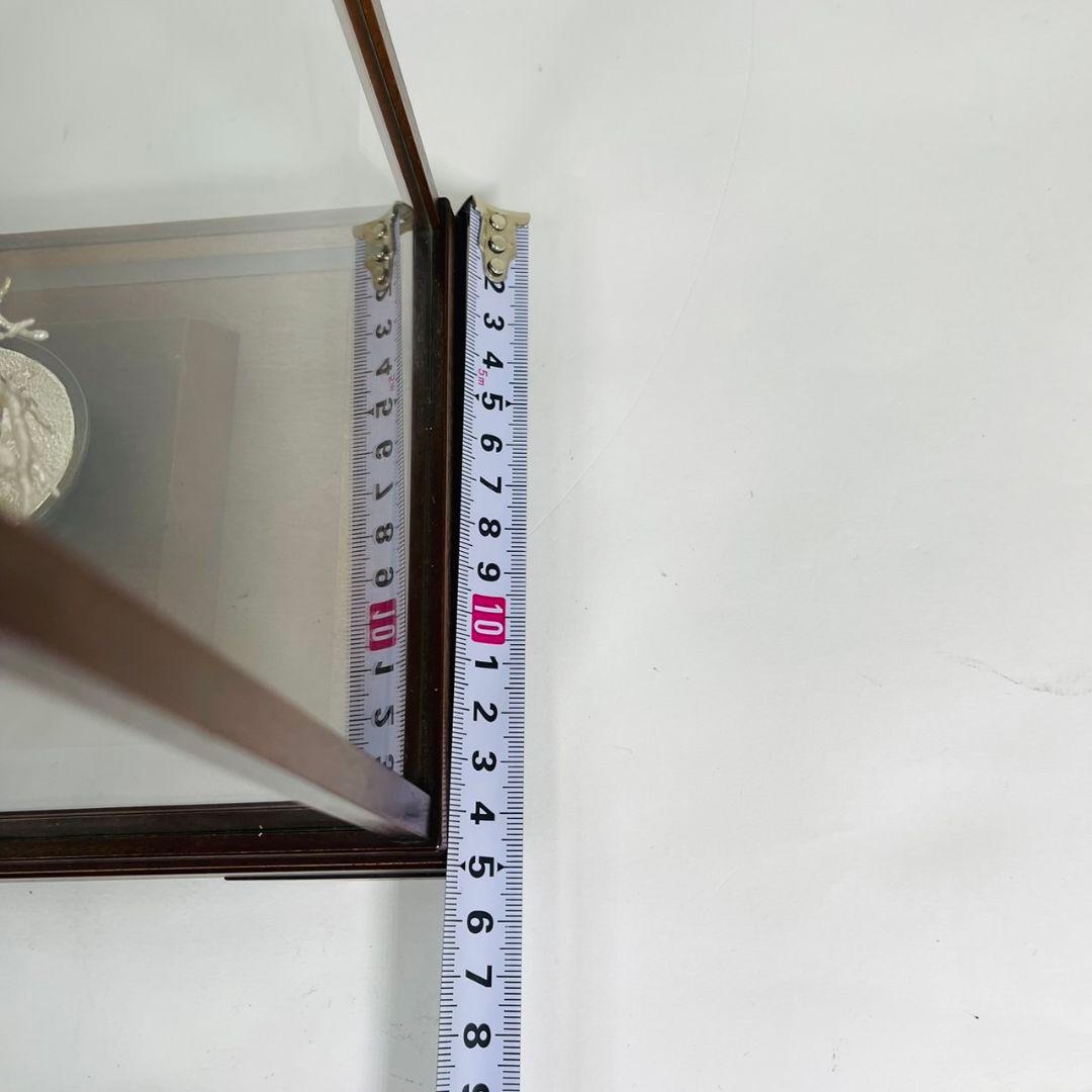 純銀 梅 光則作 純銀製梅 飾り 純銀飾り 梅　銀細工 日本工芸品 工芸品レア