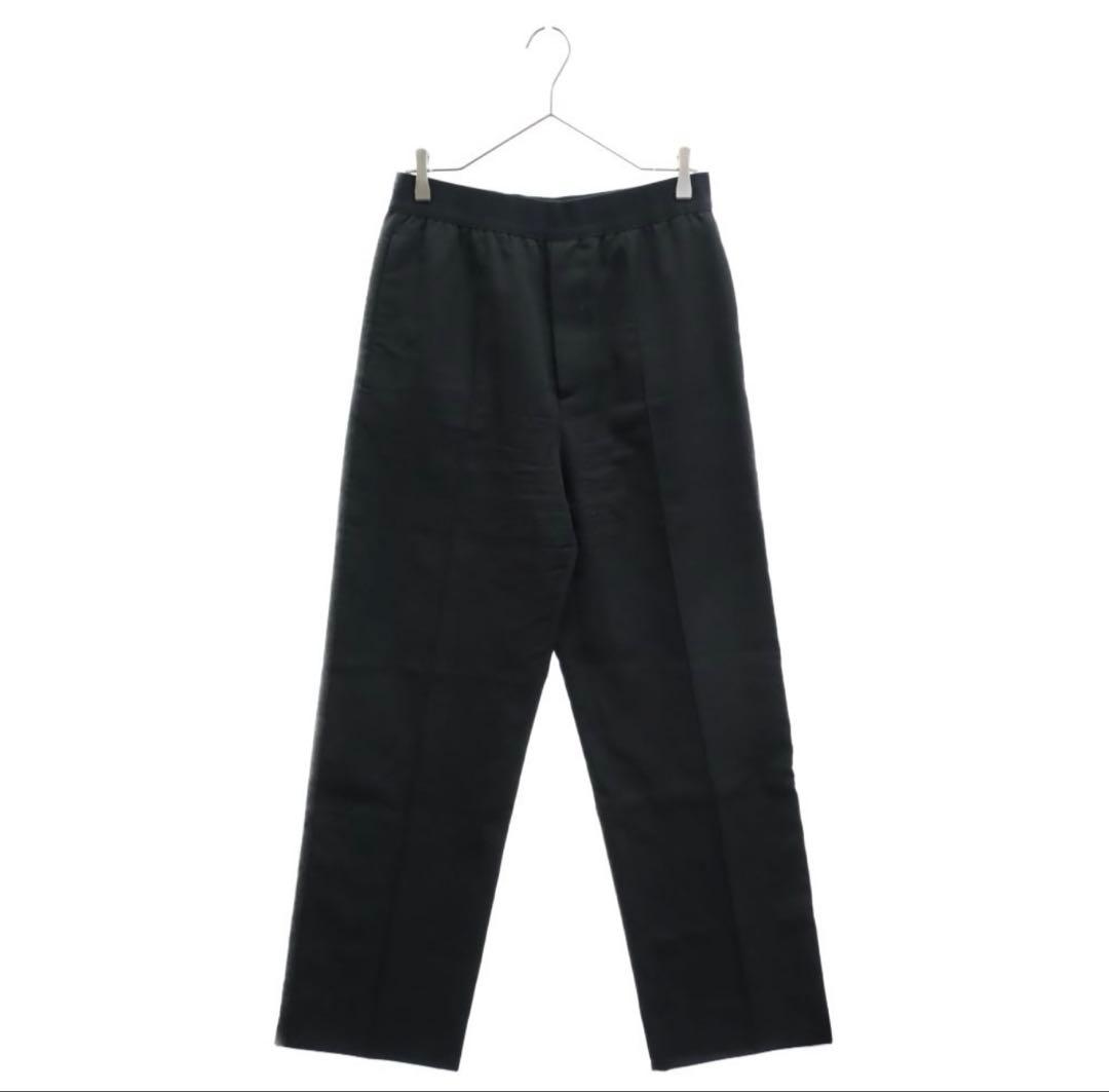 JIL SANDER 22SS ウエストゴム ギャザー スラックス ブラック