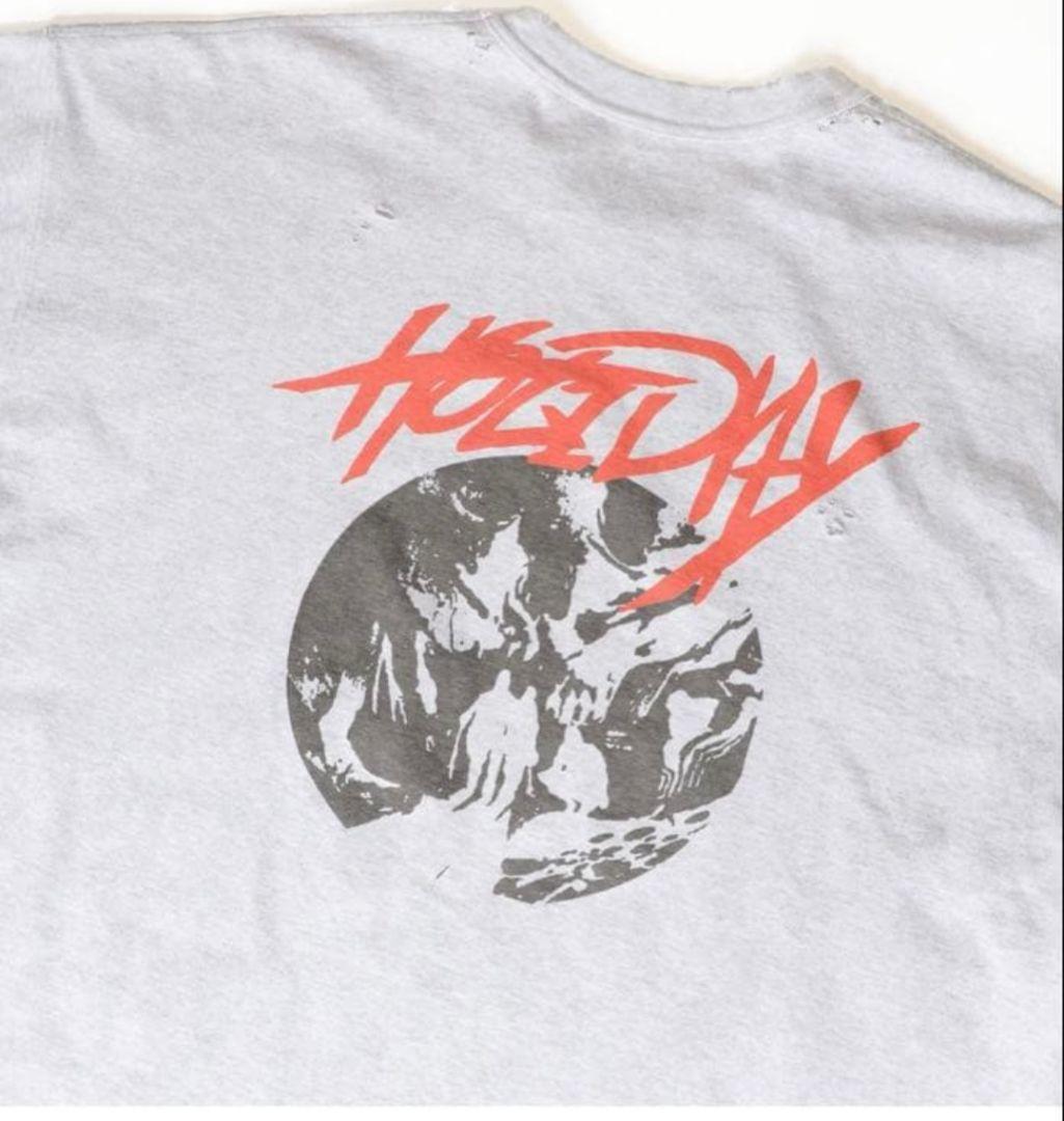HOLIDAY ホリデイSUPER FINE DRY DAMAGE Tシャツ