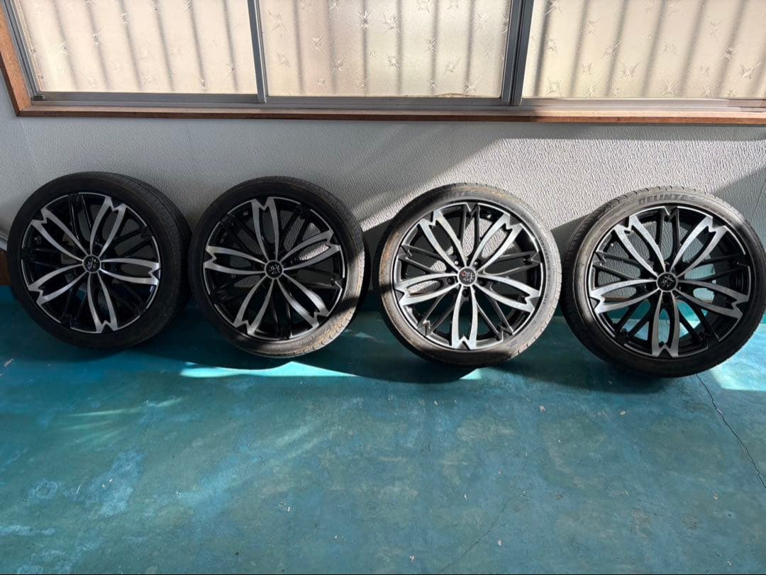 18インチ 和道桜　5分咲き➕デリンテタイヤセット