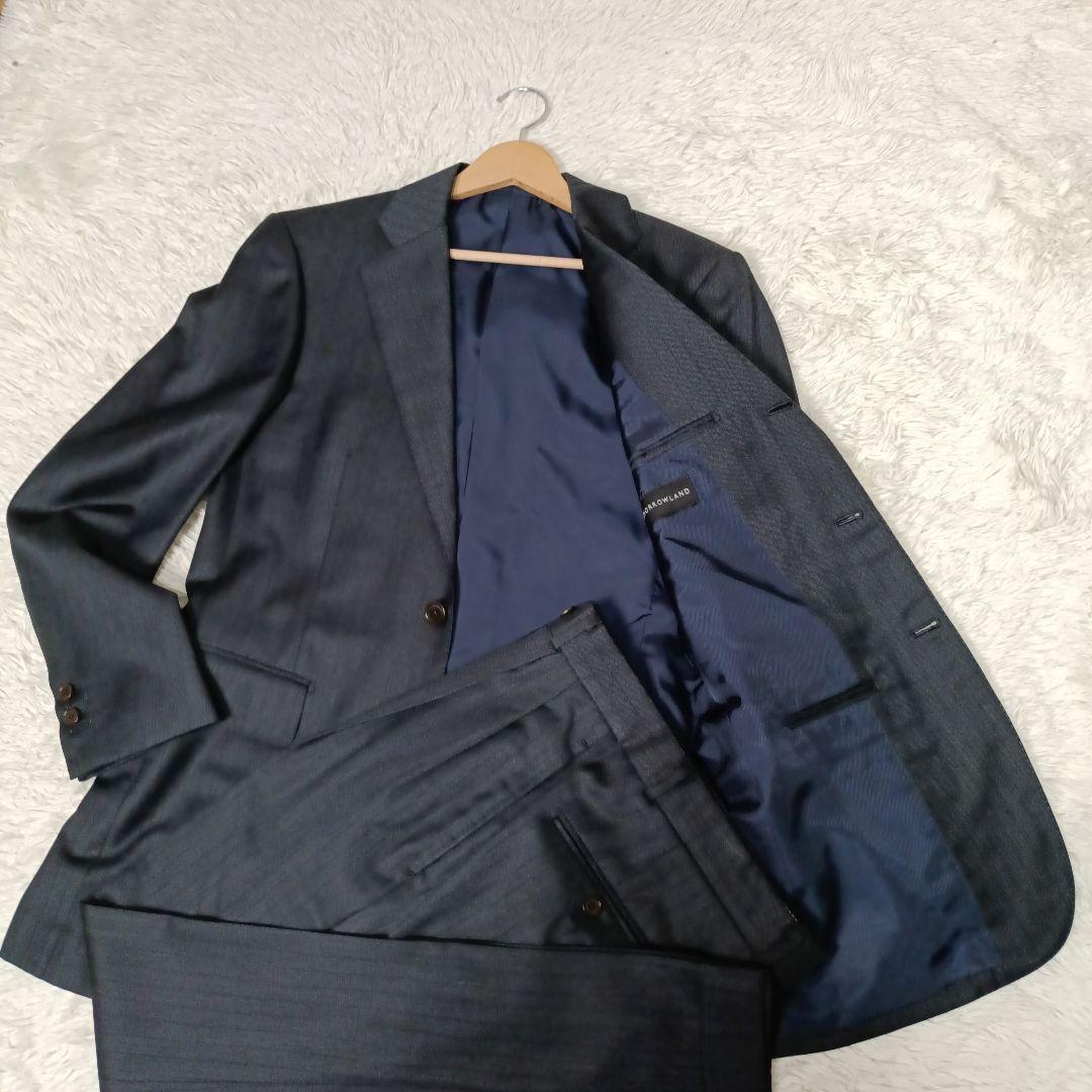 美品■TOMORROWLAND × DELFINO セットアップスーツ　ブラック