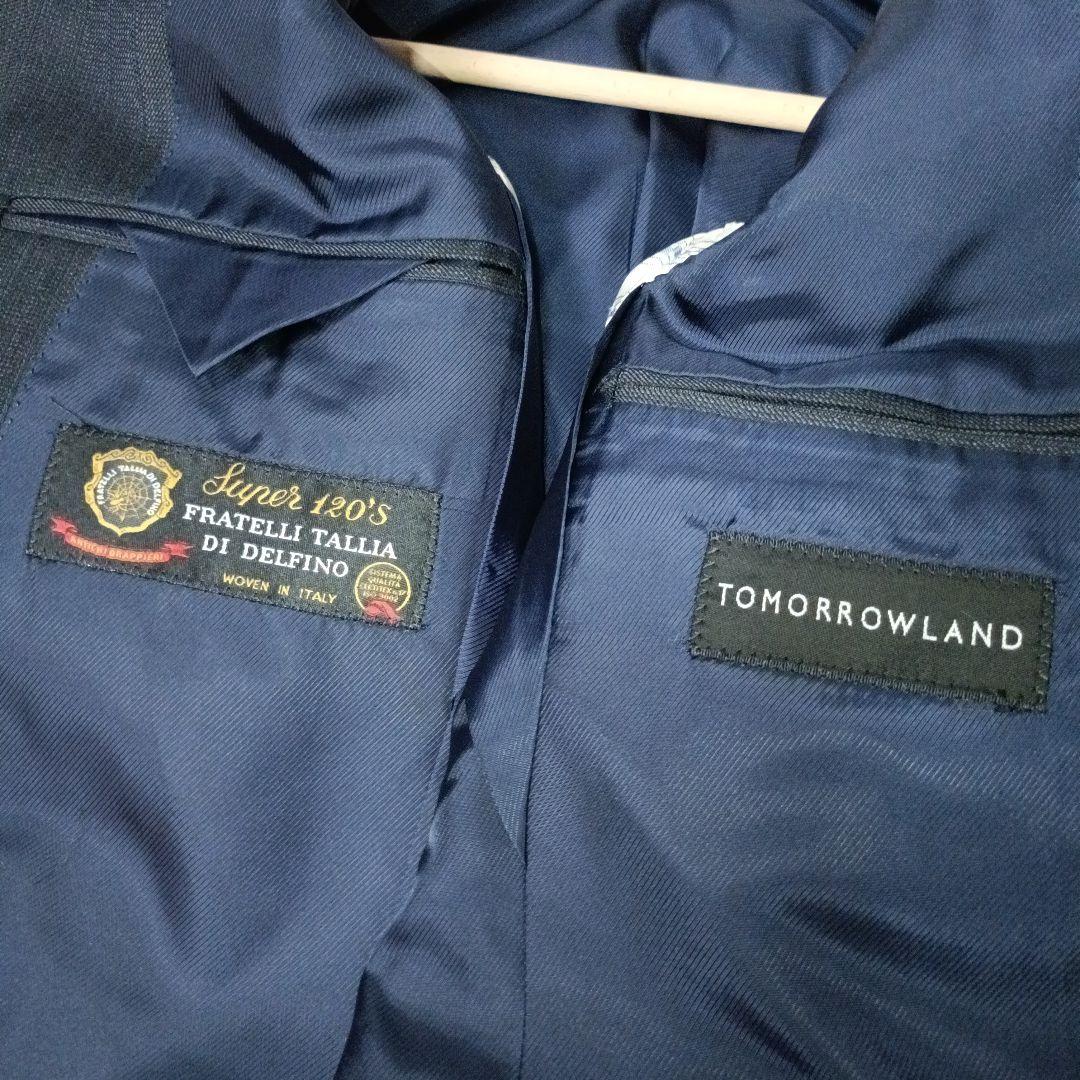 美品■TOMORROWLAND × DELFINO セットアップスーツ　ブラック