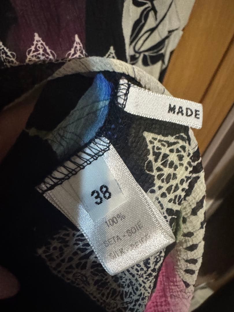 LEONARD 花柄シルクチュニック 38