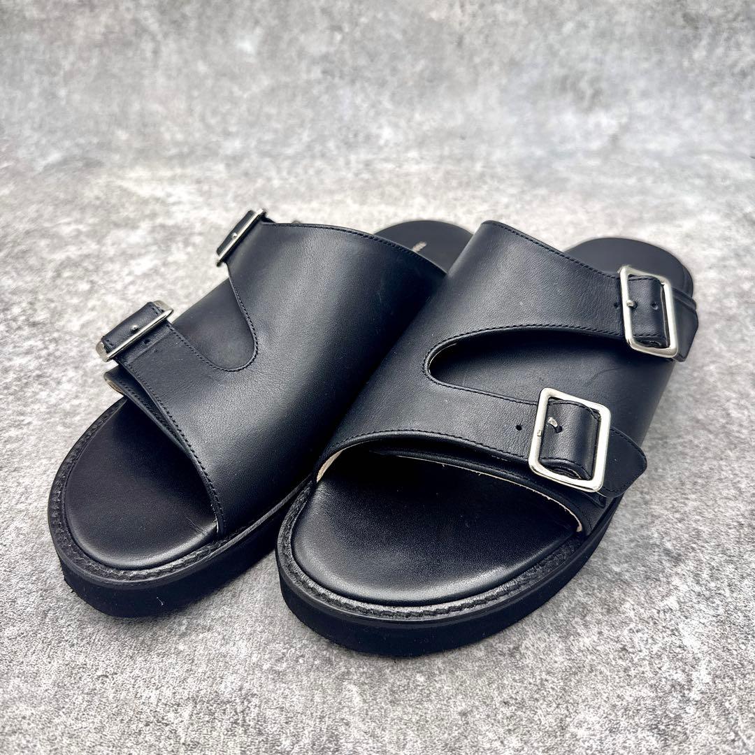 極美品　ビューティフルシューズ トシノスケタケガハラ レザーサンダル　24.5