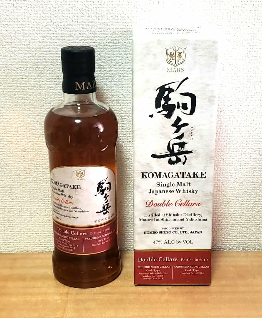 マルス駒ヶ岳シングルモルト ダブルセラーズ Bottled in 2019