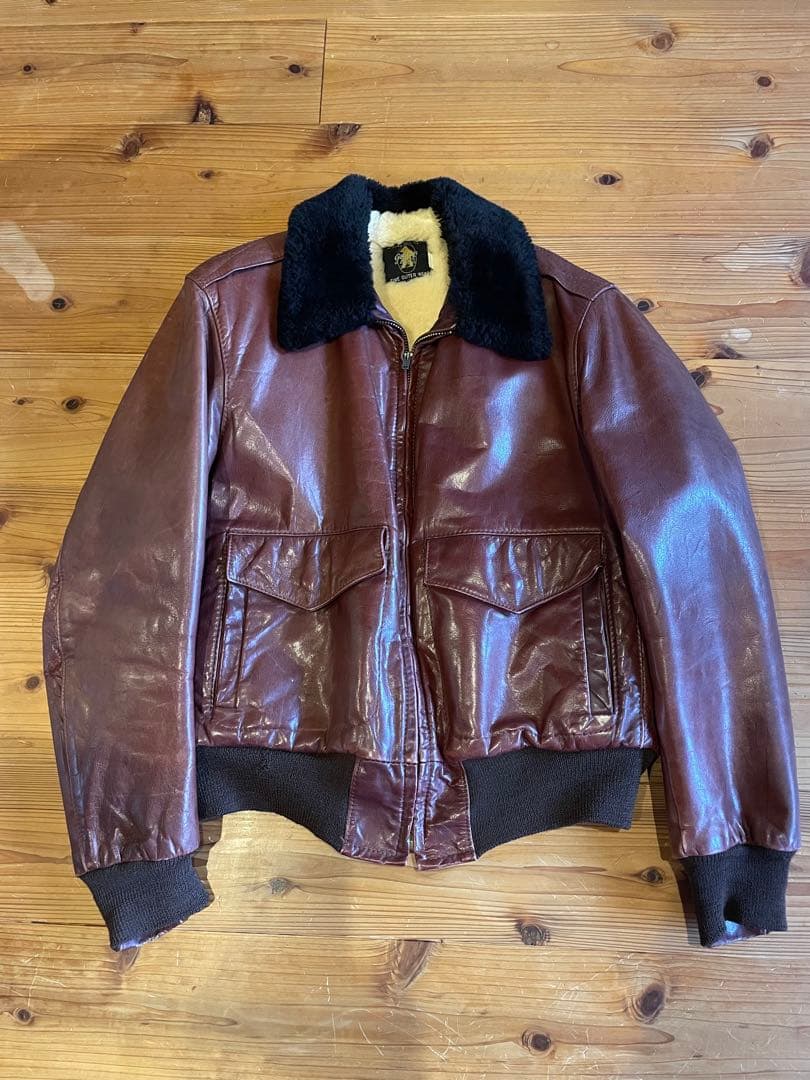 マッキーさん専用　ゴールデンベア/フライトジャケット/A2 ボア/ビンテージ