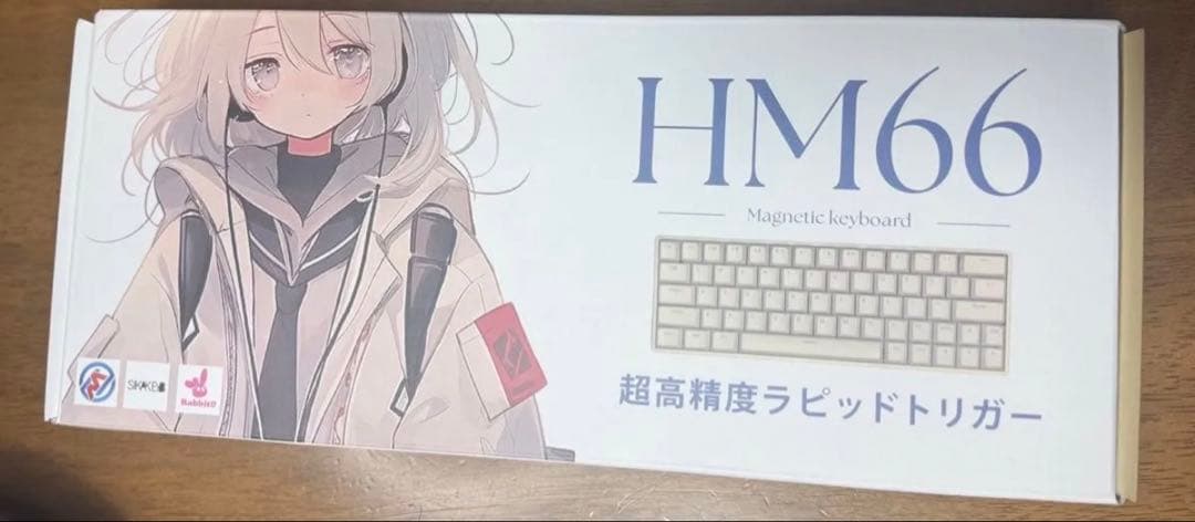 Rabbit0 SIKAKEYB HM66 キーボード ラピッドトリガーホワイト