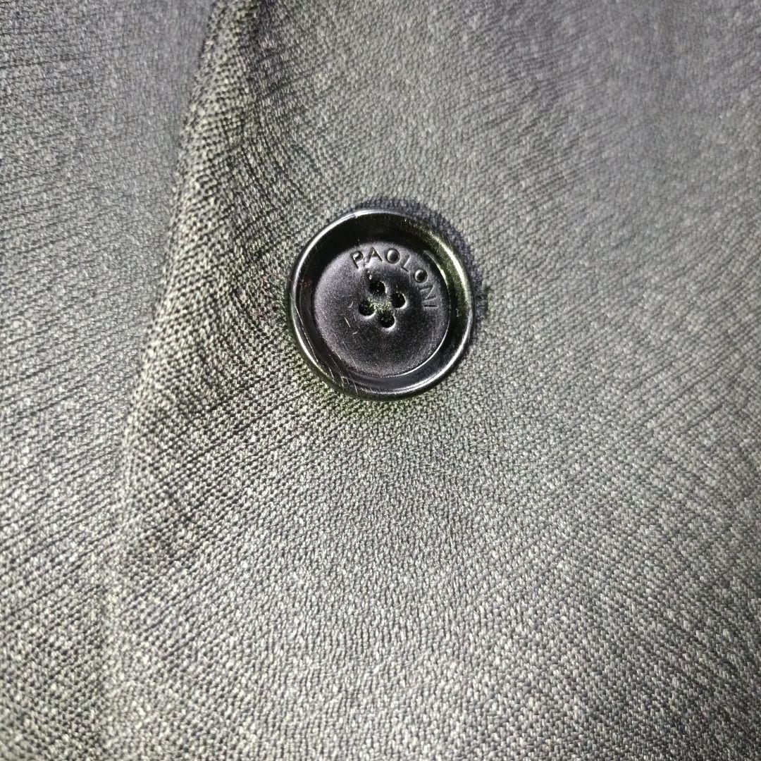 極美品■PAOLONI パオローニ イタリア製 セットアップ スーツ　グレー