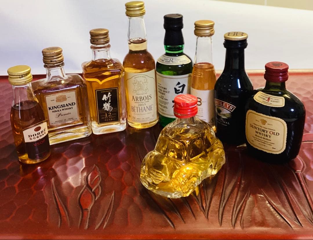 ウイスキー 白州12年等ミニボトル セット