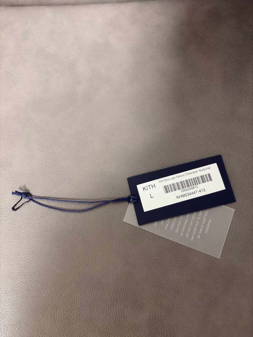 Kith Classic Logo Nelson Crewneck ネイビー L