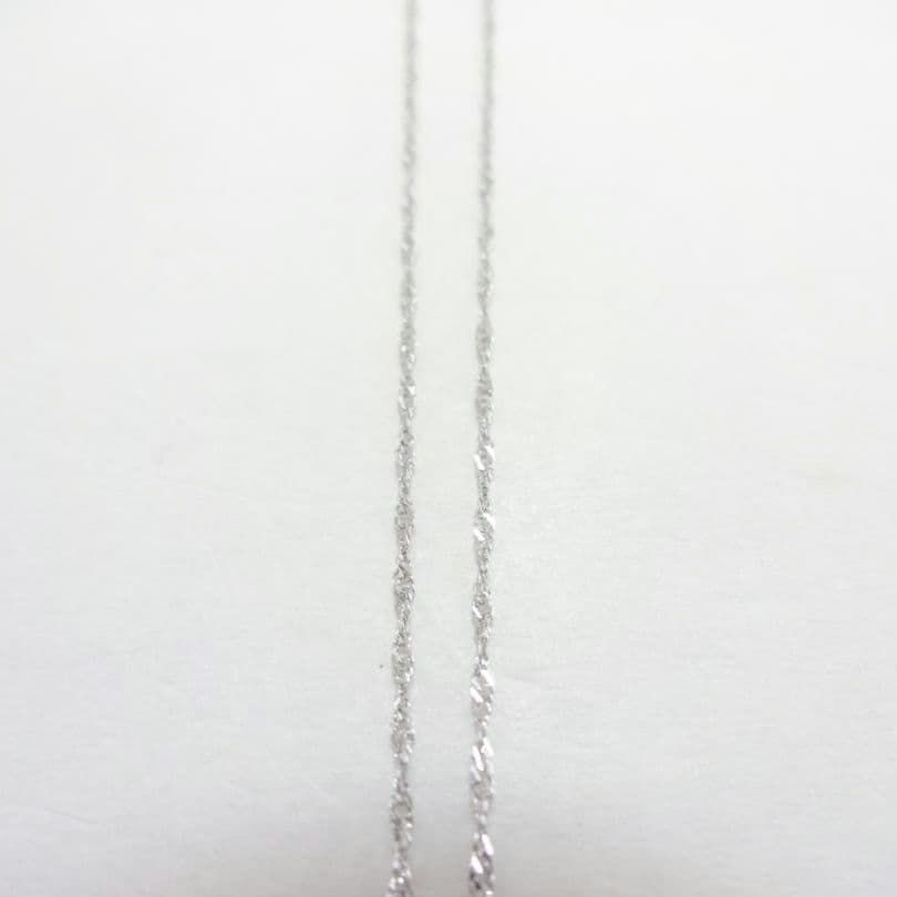 【美品】0.4ct　一粒ダイヤモンド　ネックレス　プラチナ