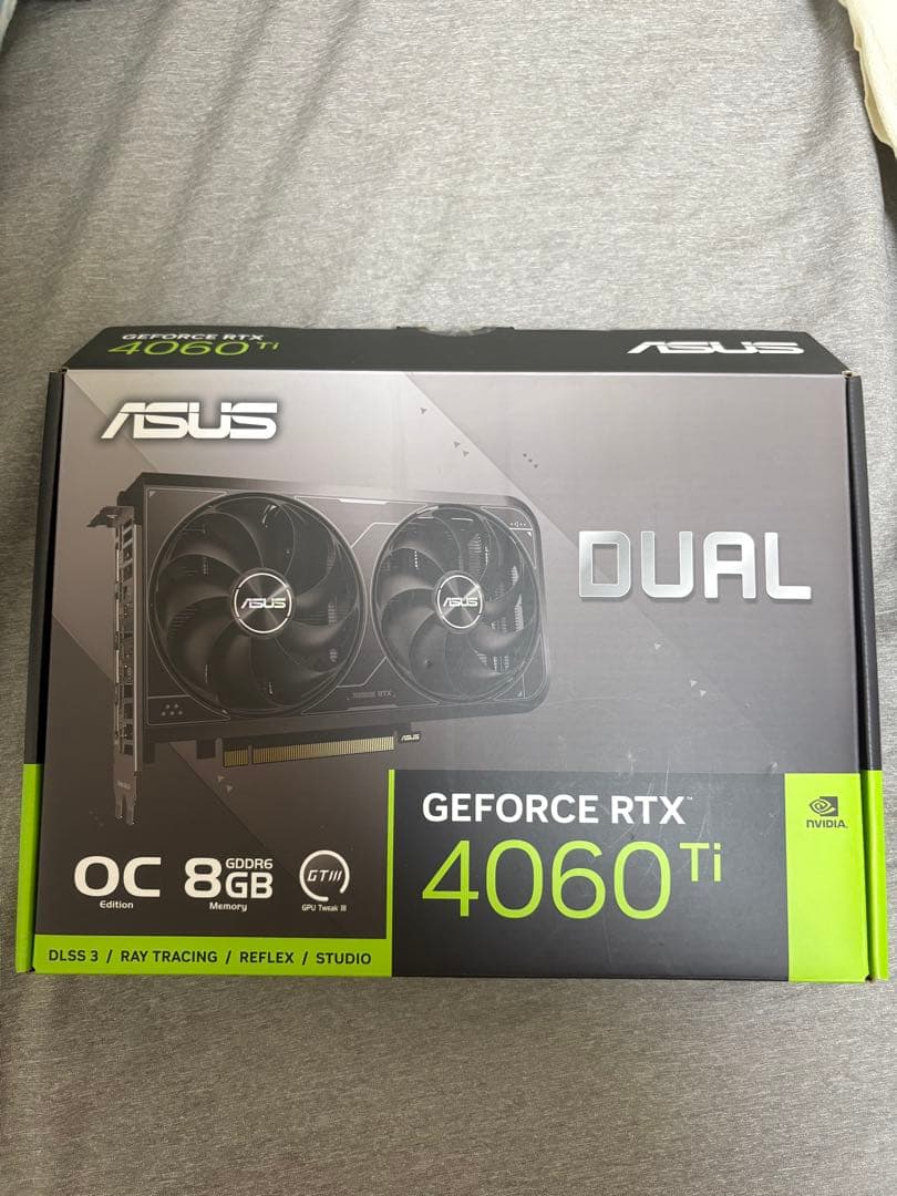 ASUS GeForce RTX 4060 Ti OC 8GB 中古美品