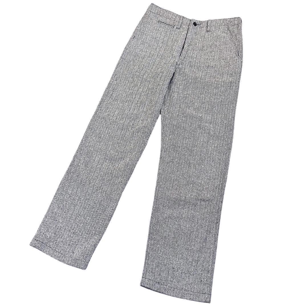 未使用 ポストオーバーオールズ アメリカ製 ヘリンボーンウールトラウザーズ M