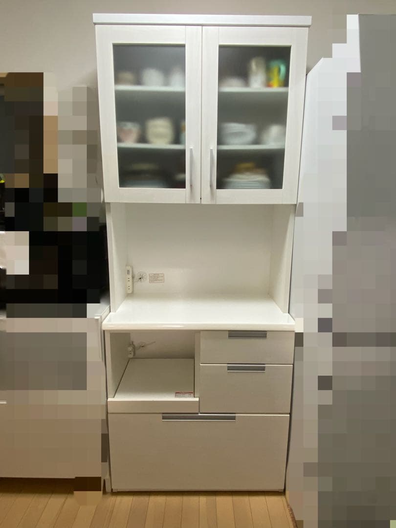 【送料込・美品】ニトリ　キッチンボード　食器棚(6/25〜6/27限定出品)