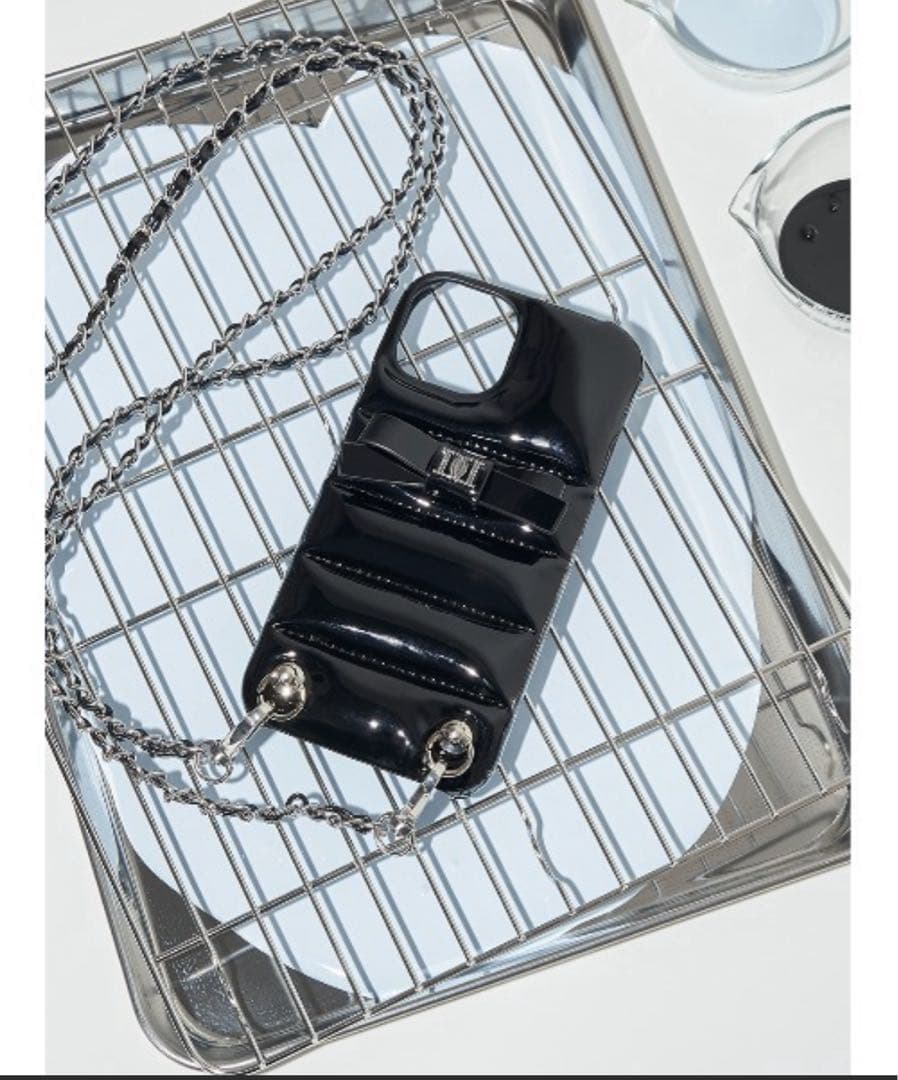 Dairich リボン付きiPhoneケースブラック　iPhone16