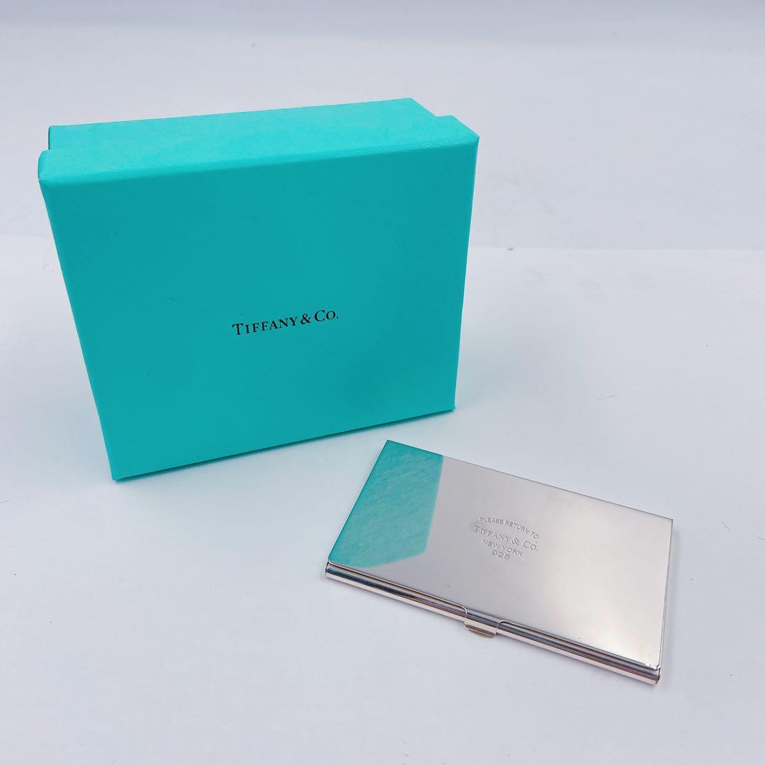 9HM21 ティファニー 名刺入れ カードケース シルバー 925 レア 美品