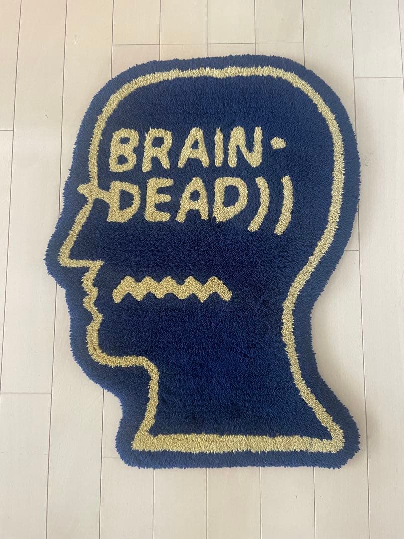 BRAINDEAD ラグ ネイビー