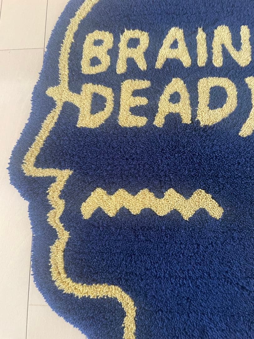 BRAINDEAD ラグ ネイビー