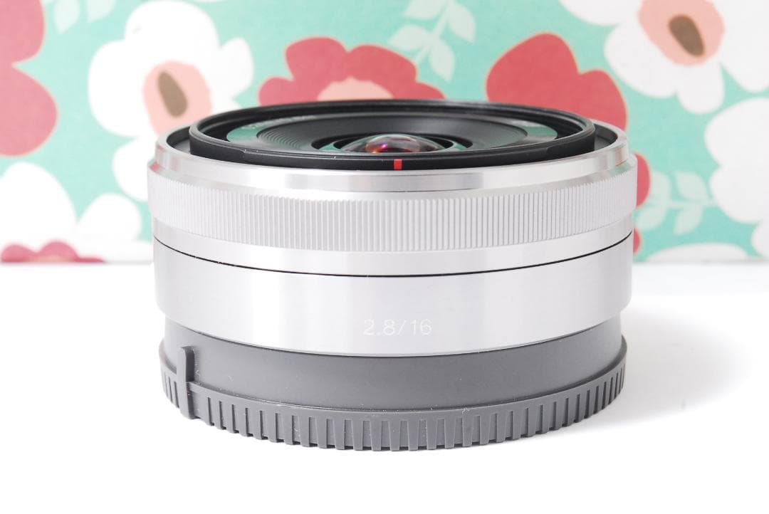 ❤SONY 単焦点 SEL16F28❤パンケーキレンズ Eマウント❤大人気❤