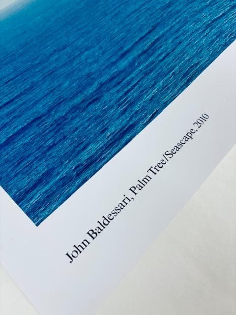 Palm tree/seascape/ジョン バルデッサリ/額装ポスター