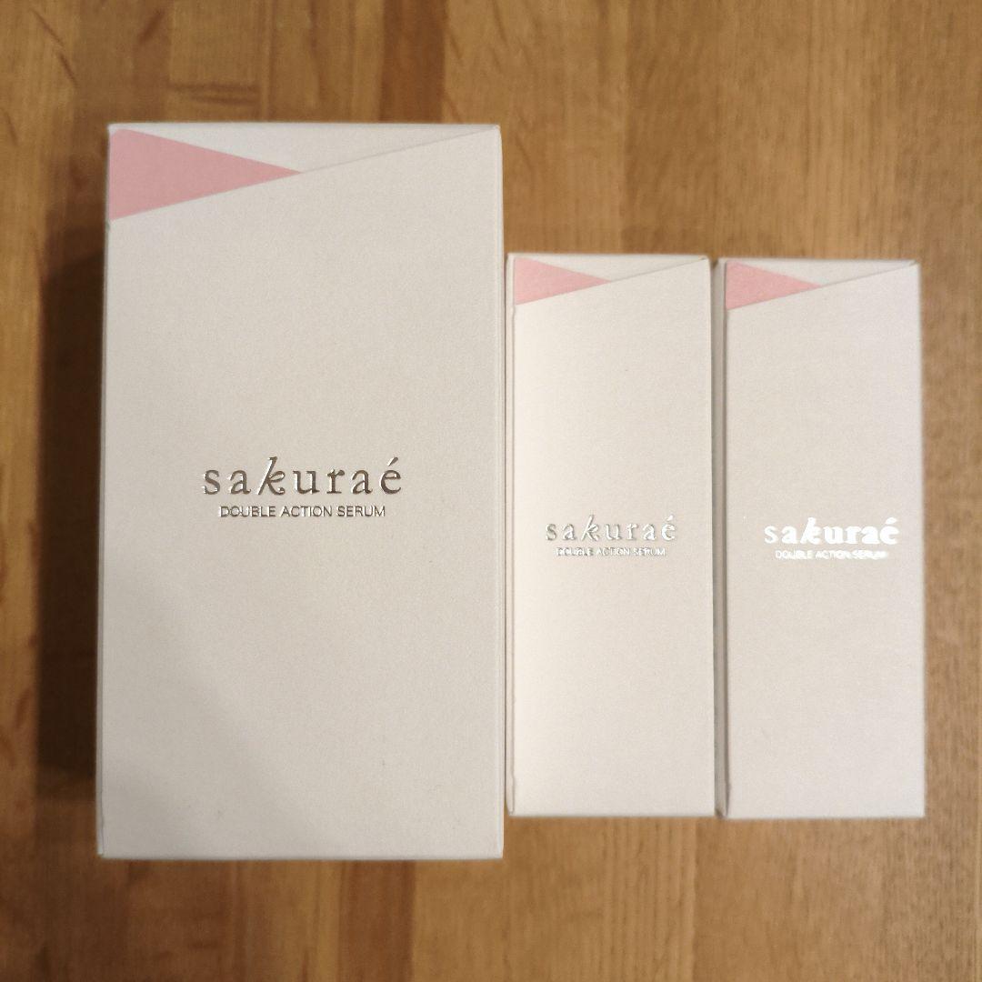 サクラエ ダブルアクションセラム 本体+リフィル2本セット　未使用品