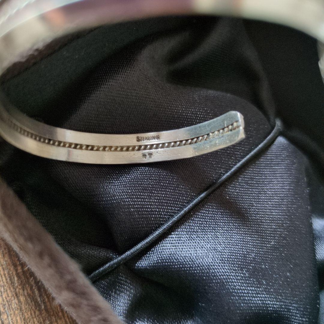 ターコイズ　バングル　ナンバー8