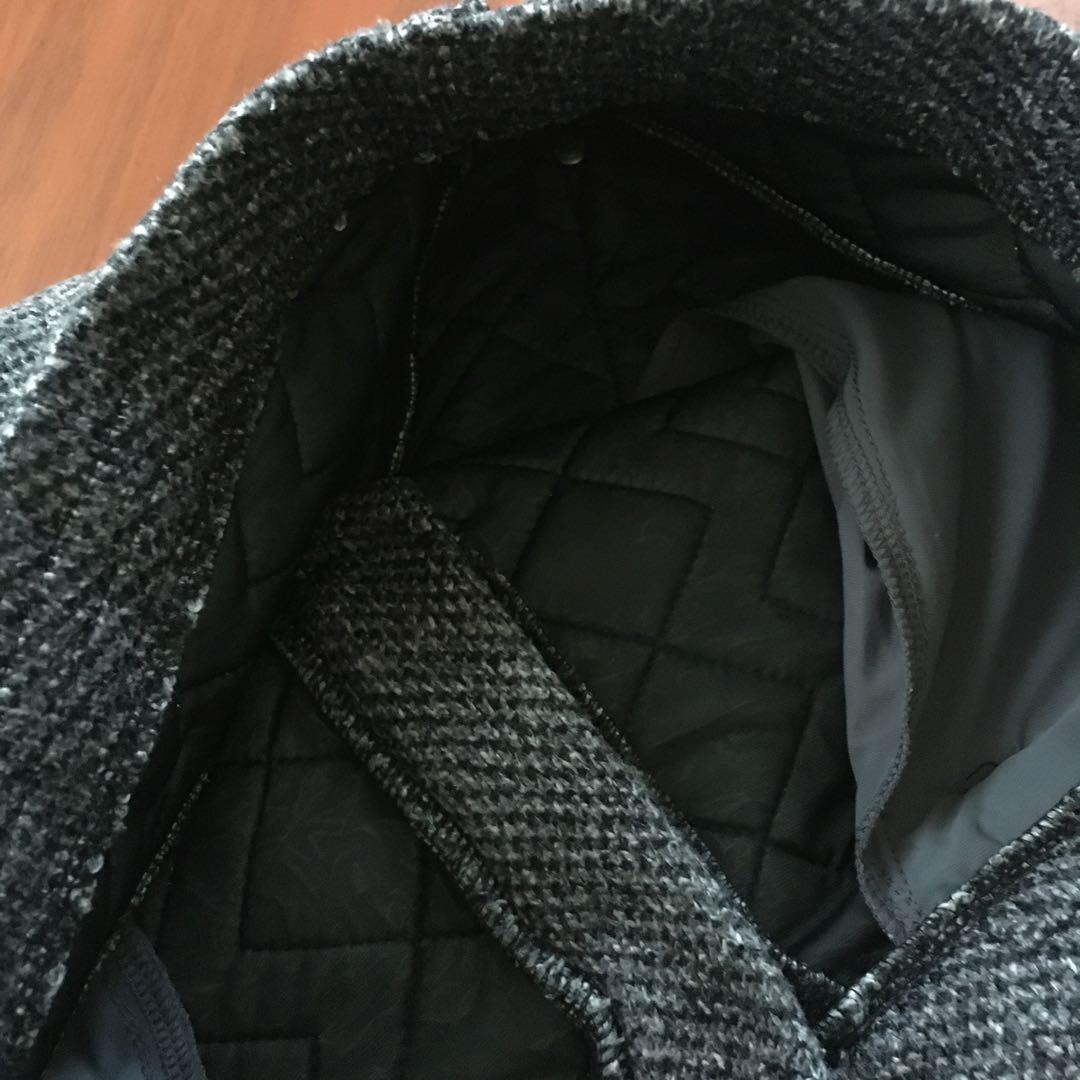 パーリーゲイツ　ツイード秋冬　パンツ　ゴルフグレー系