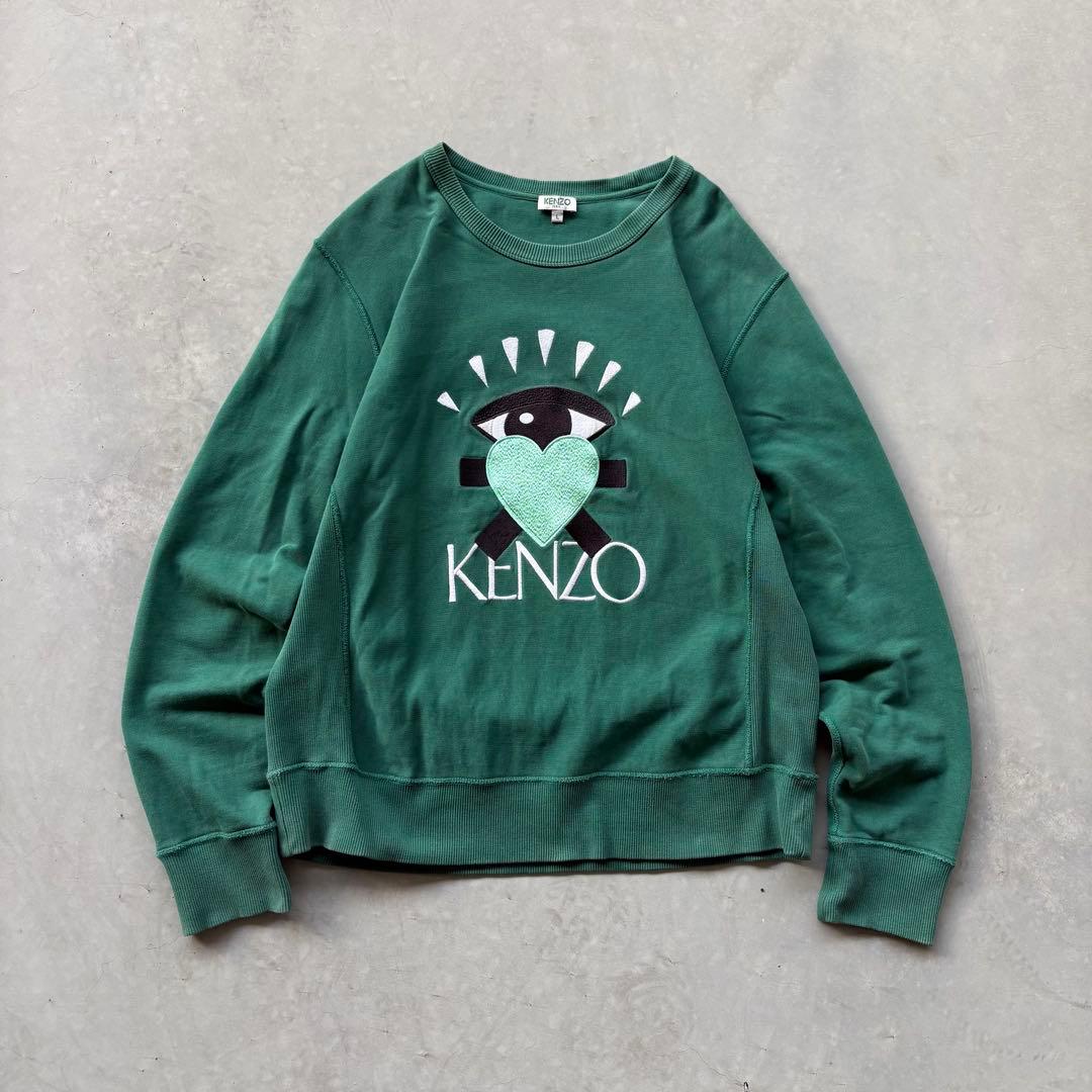 KENZO PARIS スウェット　トレーナー　アイハートロゴ