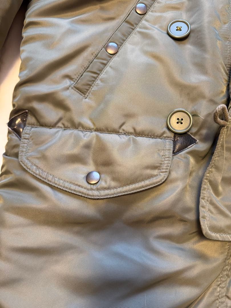 AVIREX 　N3B ミリタリージャケット M オリーブグリーン