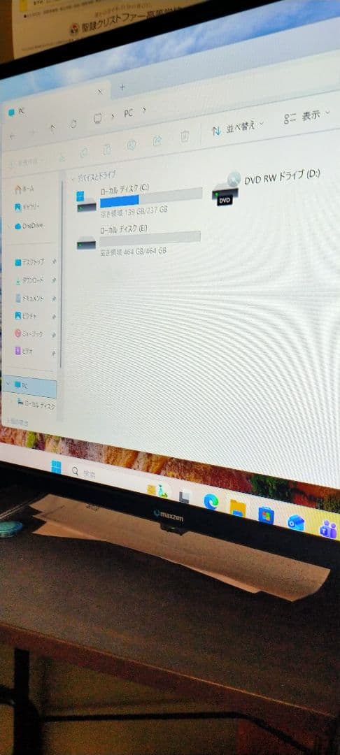 値下げ8世代i7-8700メモリ16GB　m.2ssd256GB　HDD500G
