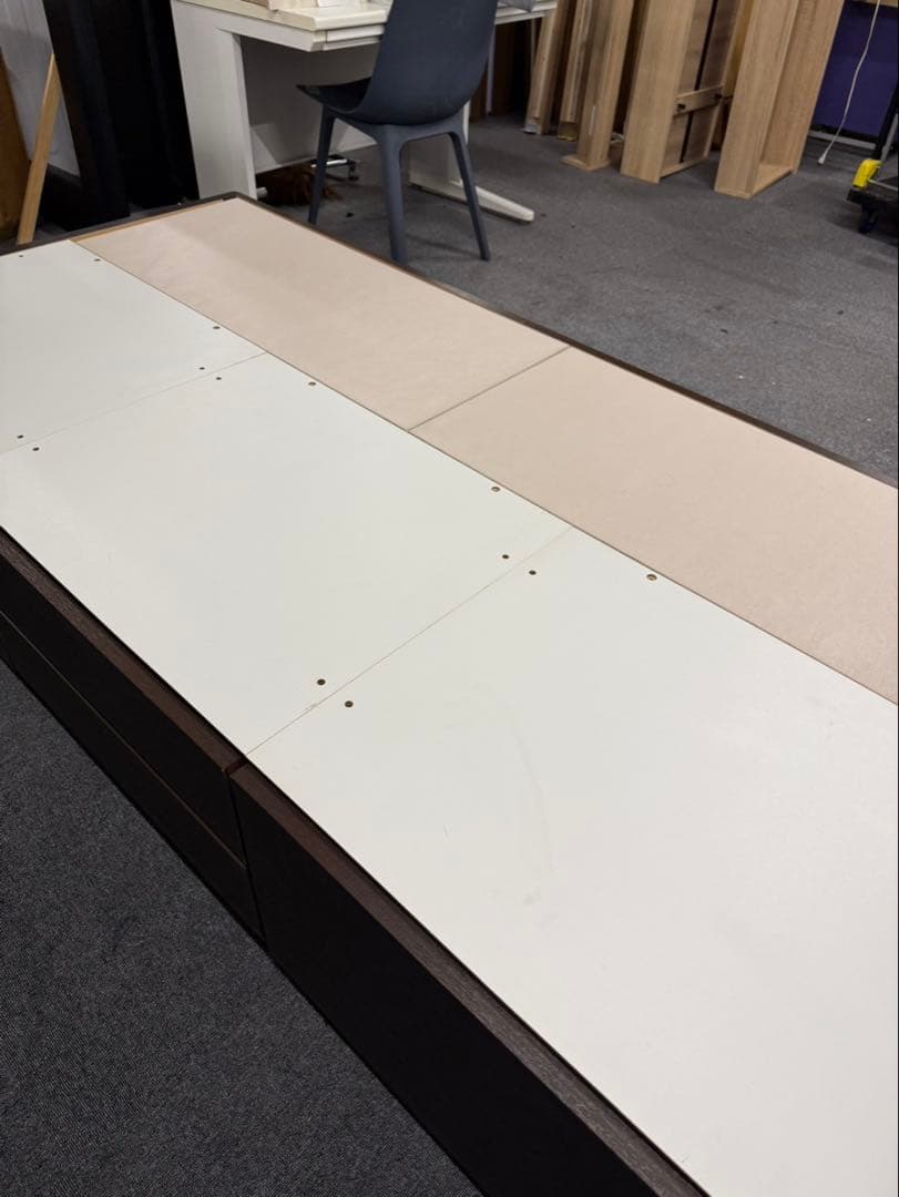 秋刀魚さま/ニトリ 収納付きベットフレーム　シングルベッド　木製ベッドフレーム