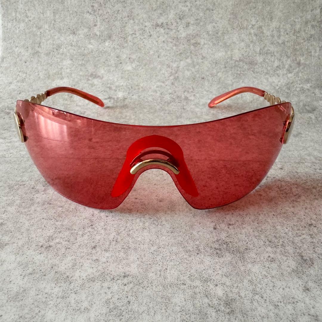 希少　クリスチャンディオール　ガリアーノ期　サングラス　リムレス　ゴールド金具