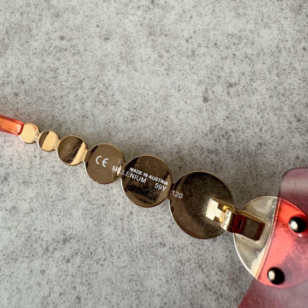 希少　クリスチャンディオール　ガリアーノ期　サングラス　リムレス　ゴールド金具