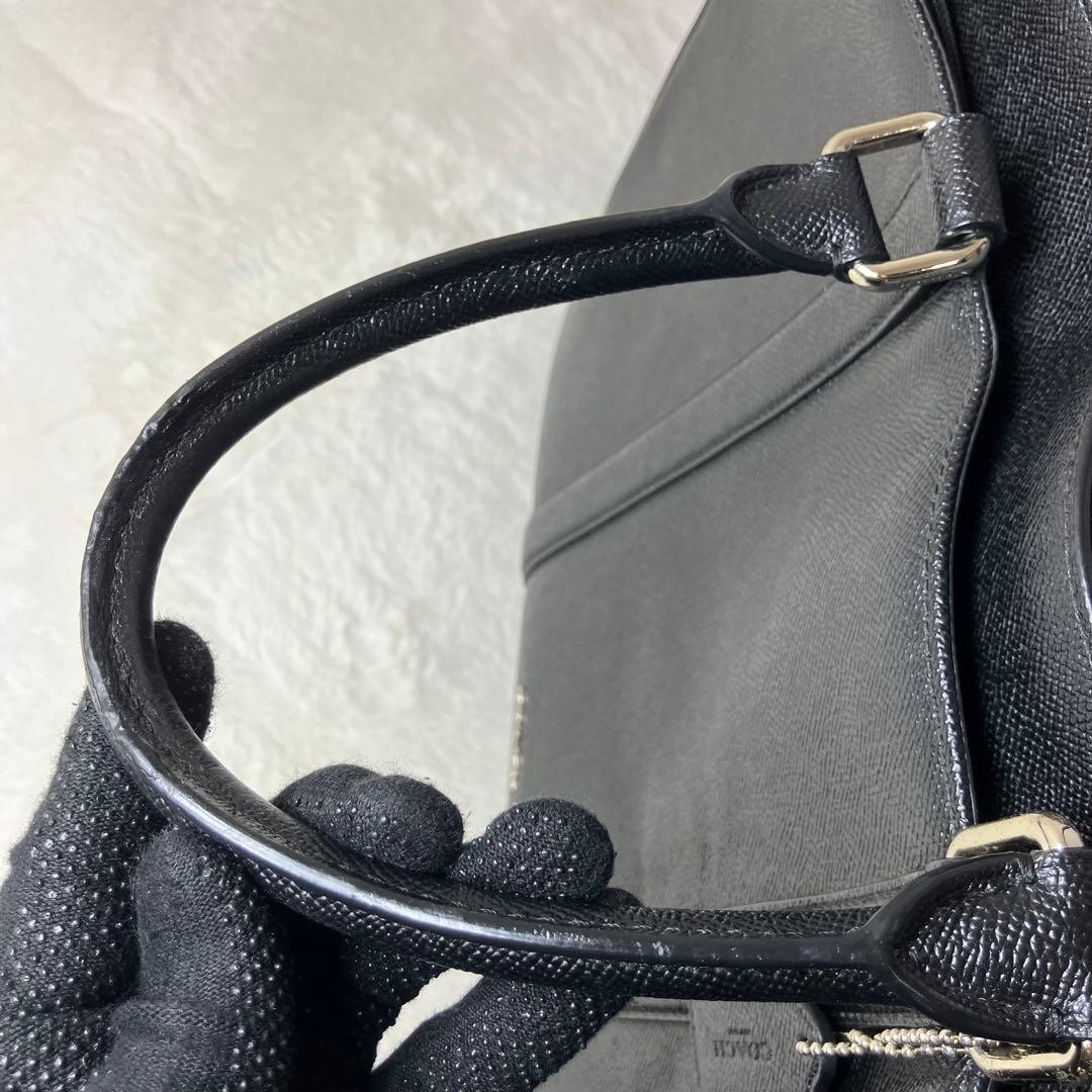 コーチ✨メトロポリタン サフィアーノレザー A4 2way ビジネスバッグ 黒